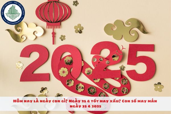 Hôm nay là ngày con gì? Ngày 25 4 tốt hay xấu? Con số may mắn ngày 25 4 2025