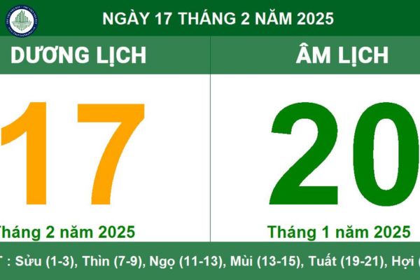 Ngày 20 tháng Giêng là ngày mấy dương? Ngày 20 tháng Giêng có phù hợp để thực hiện giao dịch mua bán nhà đất tại Nghệ An hay không?