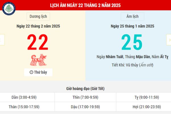 Giờ đẹp ngày 22/2/2025? Ngày 22 tháng 2 năm 2025 có phải thời điểm tốt để giao dịch nhà đất tại Hưng Yên