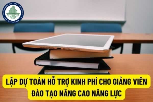 Lập dự toán để hỗ trợ kinh phí cho Đề án Nâng cao năng lực đội ngũ giảng viên, cán bộ quản lý cơ sở giáo dục đại học giai đoạn 2019-2030?