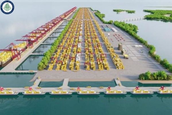 Bản đồ vị trí cảng trung chuyển quốc tế Cần Giờ	