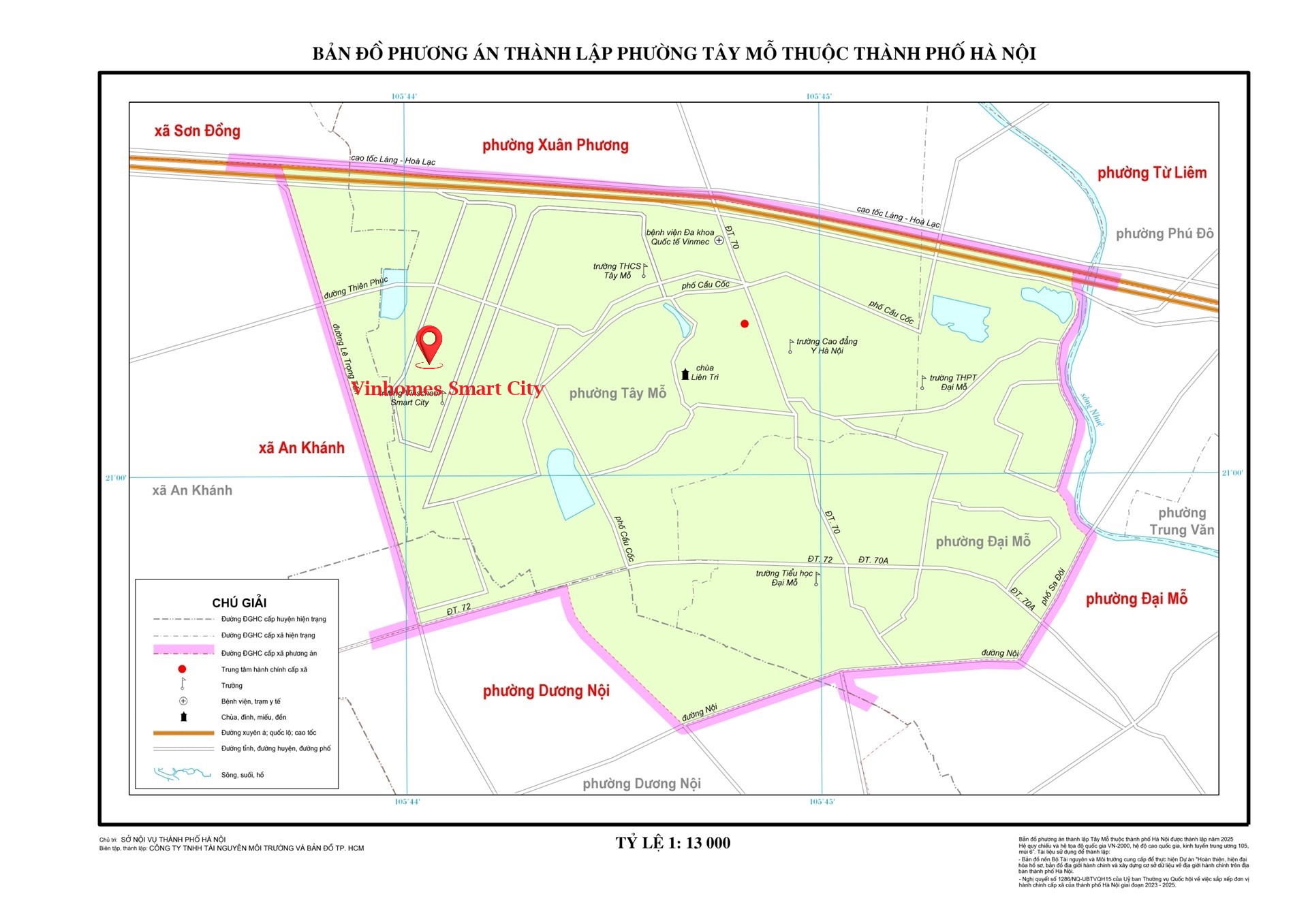 Bản đồ Vinhomes Smart City
