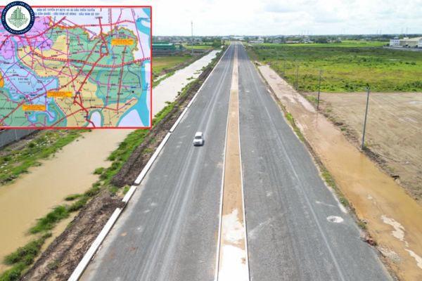 Bản đồ hướng tuyến đường dẫn vào 3 cầu trên Đường tỉnh 827E
