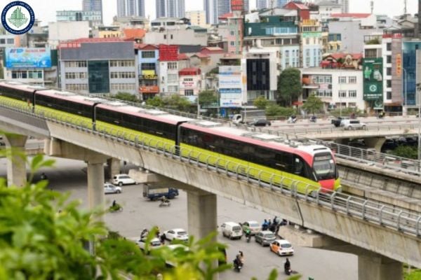 Bản đồ hướng tuyến metro số 5 Văn Cao Hòa Lạc