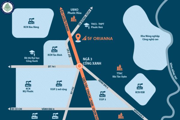 Vị trí khu đô thị Phương Trường An 6 cụ thể ở đâu?