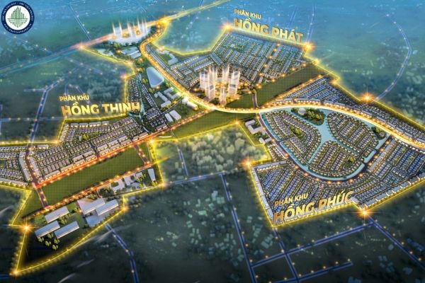 Khu đô thị Hồng Hạc City có tổng cộng bao nhiêu phân khu?