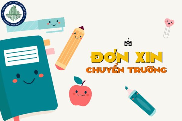 Mẫu đơn xin chuyển trường đối với học sinh tiểu học trong nước?