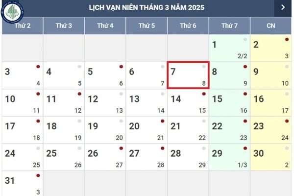 Tử vi ngày 7/3/2025 chi tiết? Ngày 7/3/2025 có phải ngày tốt để đầu tư bất động sản tại Văn Lâm Hưng Yên không?	