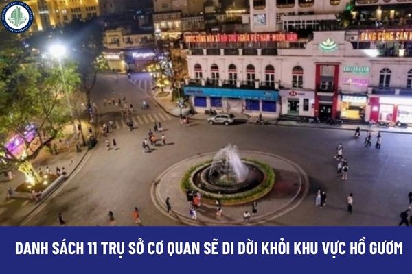 Chốt danh sách 11 trụ sở cơ quan sẽ di dời khỏi khu vực hồ Gươm? Cách tính tiền bồi thường về đất khi nhà nước thu hồi?