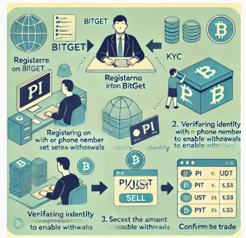 Hướng dẫn Nạp PI lên sàn Bitget và giao dịch? Có được sử dụng đồng Pi để giao dịch mua bán đất tại Bắc Ninh không?