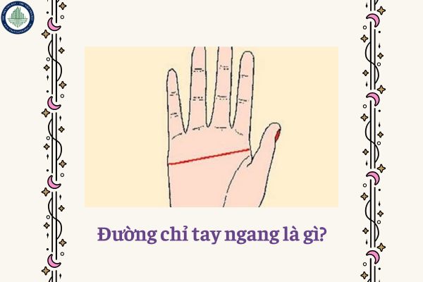 Đường chỉ tay ngang là gì? 