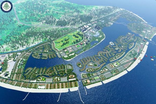 Bản đồ kiến trúc cảnh quan khu đô thị lấn biển Cần Giờ và tuyến Metro Phú Mỹ Hưng - Cần Giờ