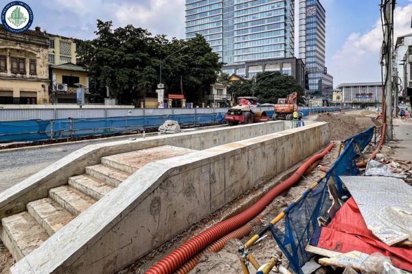 Hướng dẫn di chuyển sau khi dựng rào thi công ga S12 metro Nhổn ga Hà Nội