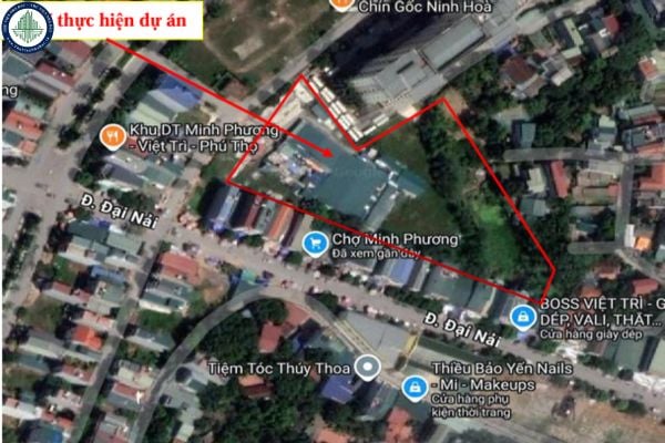 Sơ đồ thửa đất xây dựng nhà ở xã hội cao tầng NO3 tại KĐT Minh Phương tỉnh Phú Thọ