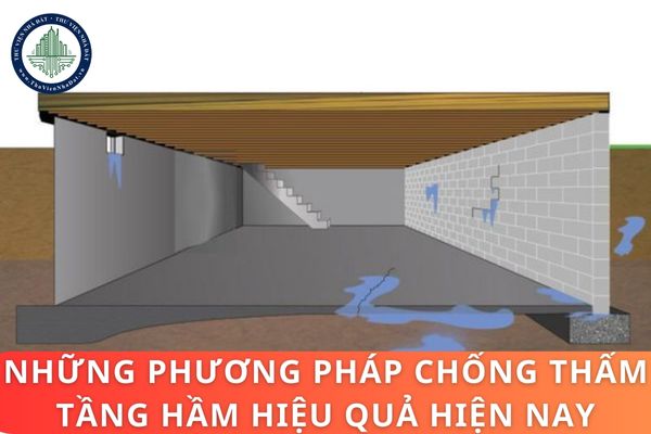 Những phương pháp chống thấm tầng hầm hiệu quả hiện nay