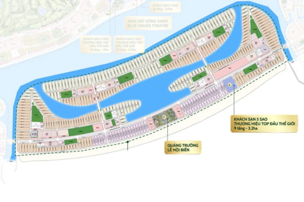 Bản đồ Vinhomes Cần Giờ phân khu d & e