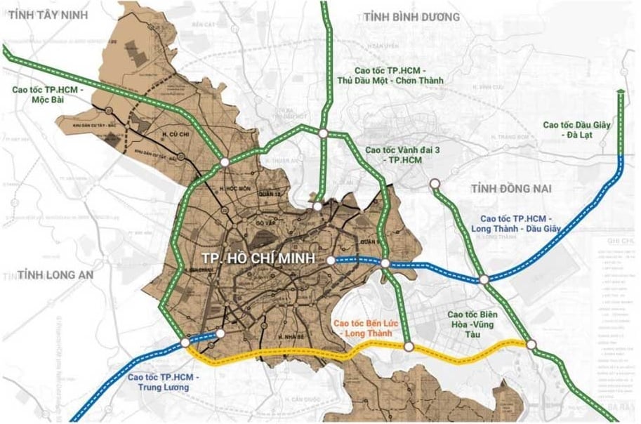 Bản đồ cao tốc Dầu Giây - Liên Khương