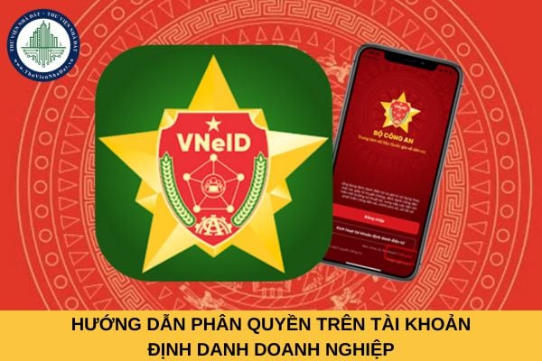 Hướng dẫn phân quyền trên tài khoản định danh doanh nghiệp