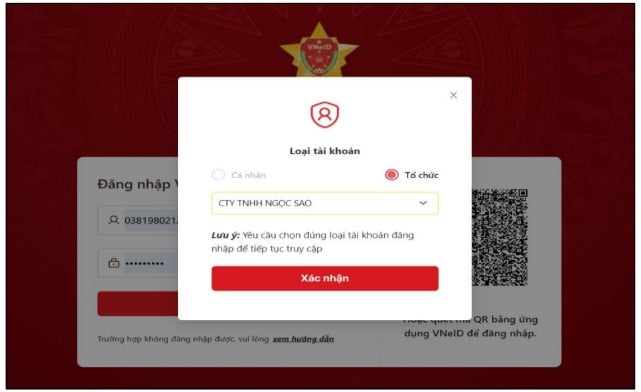 Hướng dẫn đăng nhập thuế điện tử thuedientu.gdt.gov.vn bằng tài khoản định danh doanh nghiệp VNeID