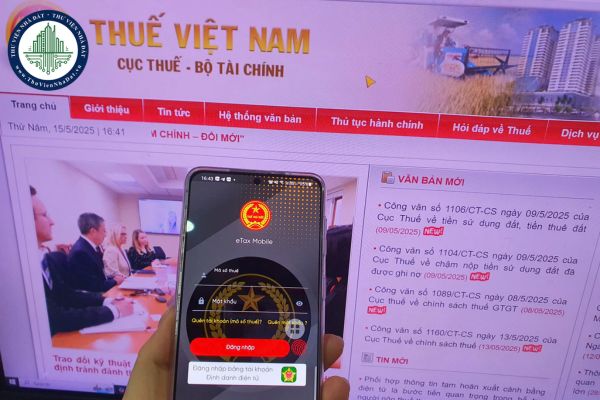 Thông báo 418/TB-CT tạm dừng các hệ thống thuế điện tử từ 27/6/2025 để nâng cấp theo mô hình chính quyền địa phương 2 cấp