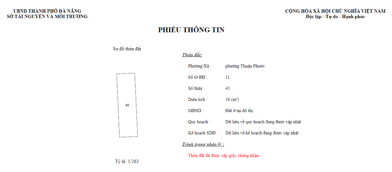 Hướng dẫn tra cứu thông tin thửa đất tại Đà Nẵng mới nhất 2025
