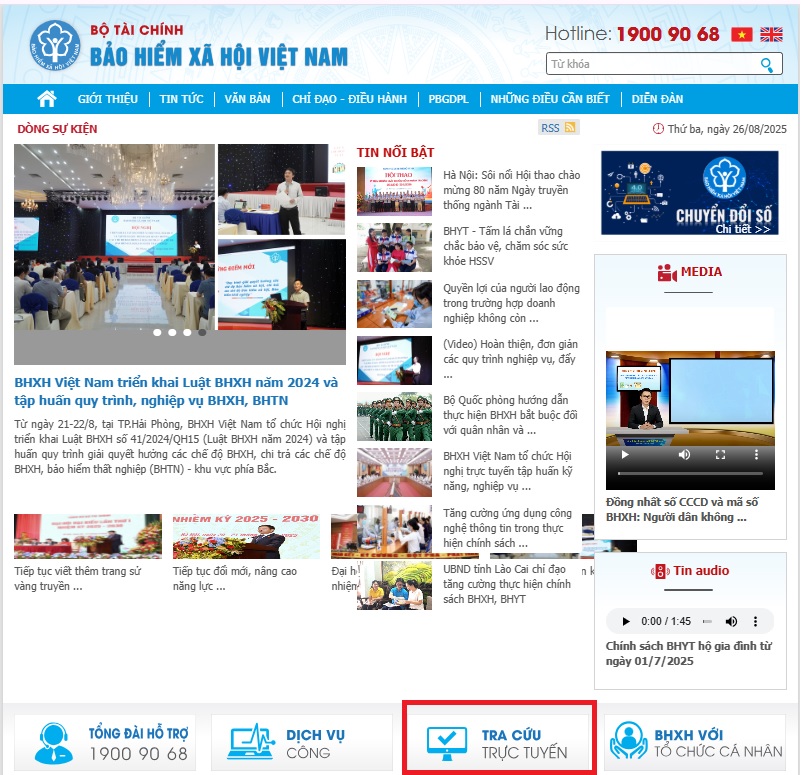 Hướng dẫn tra cứu bảo hiểm xã hội online năm 2025