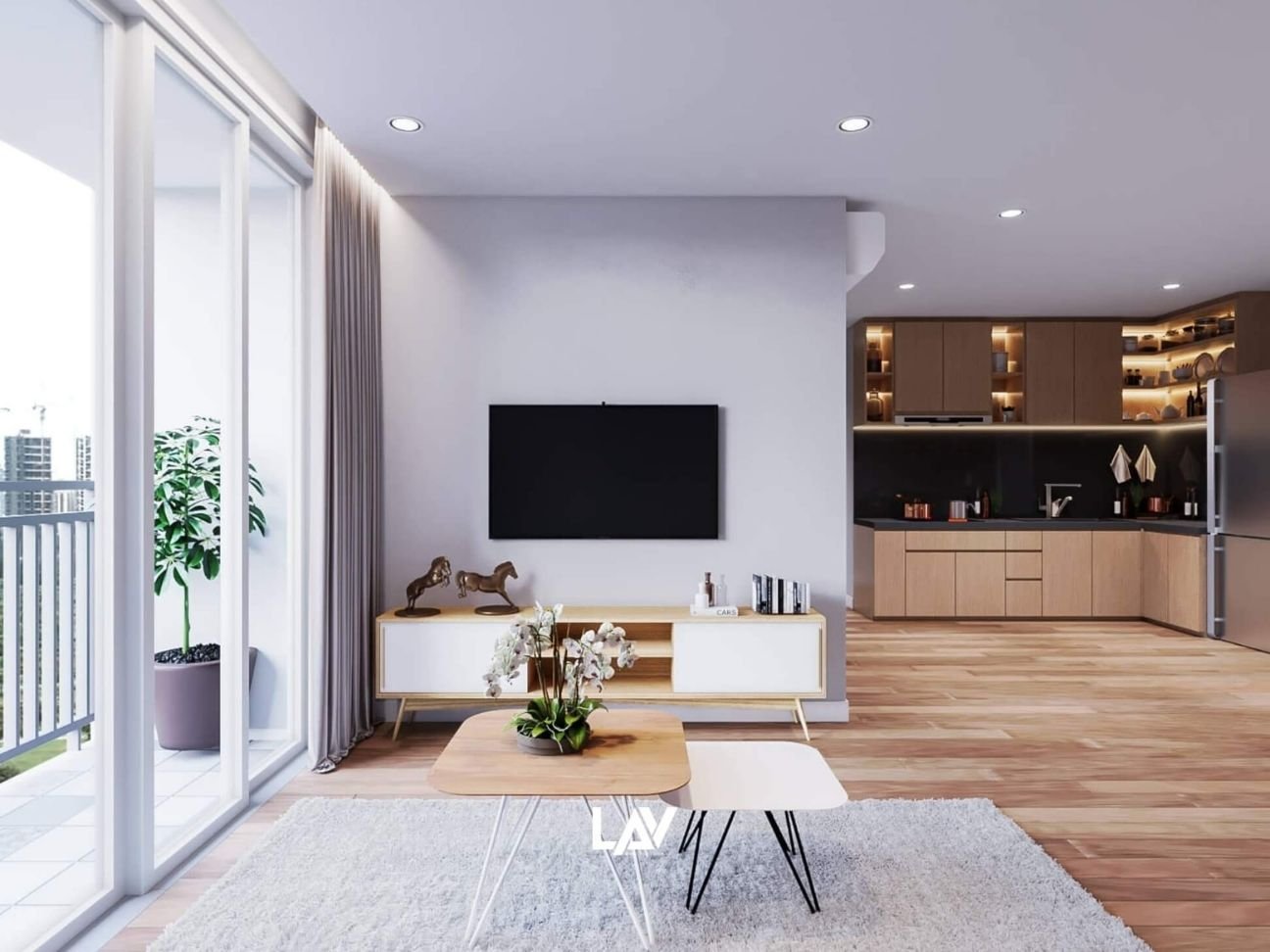 Bán chung cư 2PN Hưng Phúc, dt 78m2, lầu cao, view sông, nhà đẹp đầy đủ nội thất, có ô đậu xe hầm