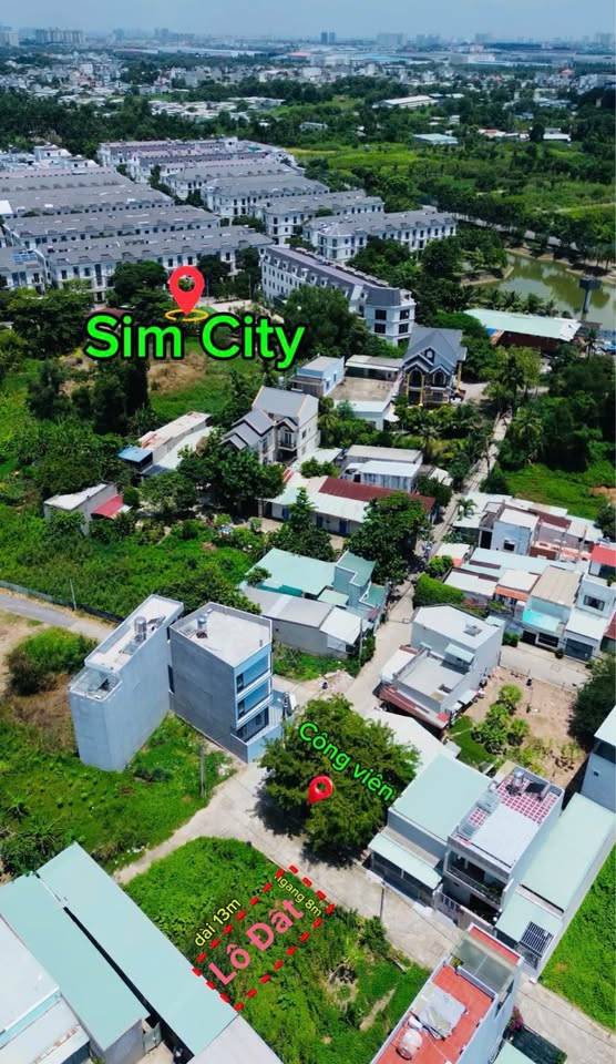 BÁN ĐẤT ĐƯỜNG SỐ 4 TRƯỜNG THẠNH, THỦ ĐỨC, DT 105M2 NGANG 8M, GIÁ 5,15 TỶ