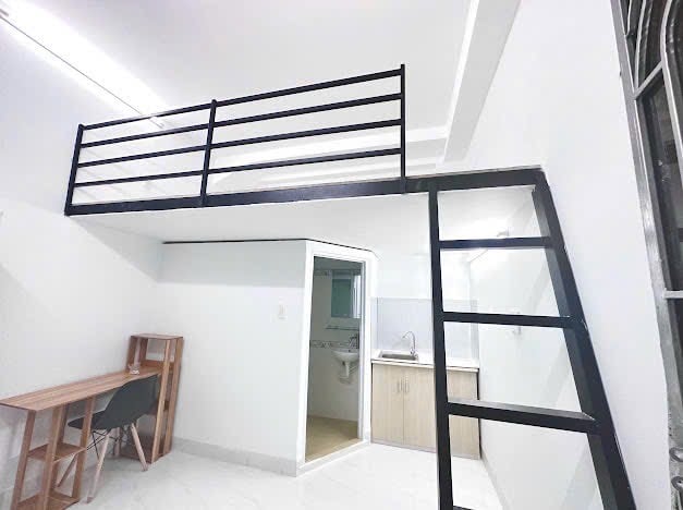 Cho thuê phòng Bùi Hữu Nghĩa, Bình Thạnh, phòng gác lửng, thoáng mát, giá sinh viên