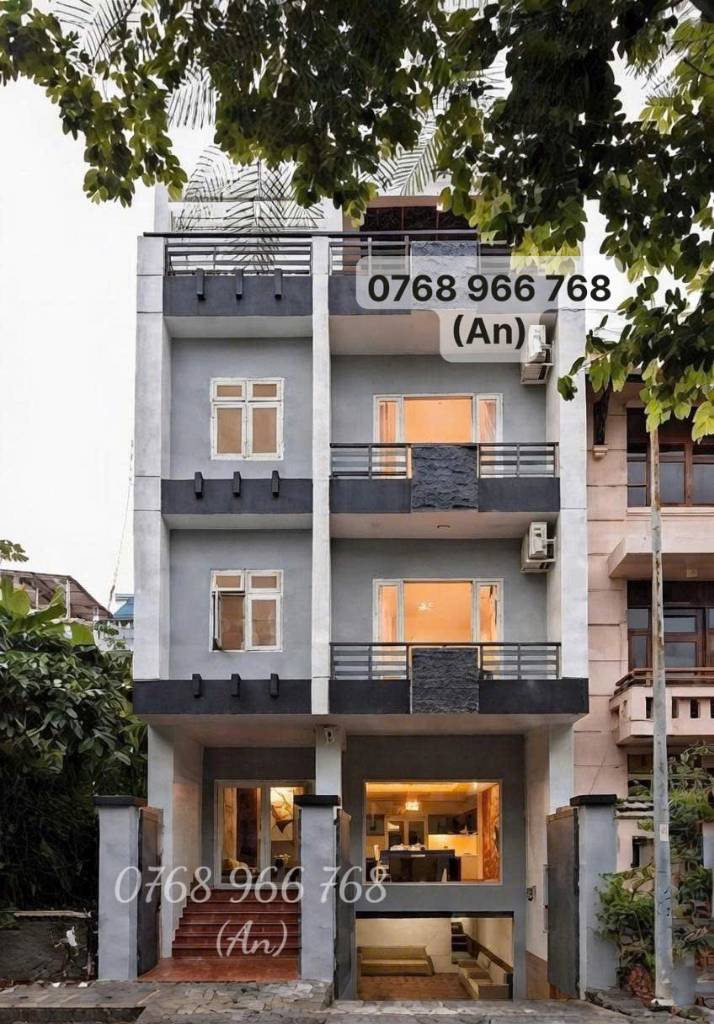 Cho thuê nhà 299 Đường số 5 An Phú DT 8x15m 7 phòng 4 lầu Giá thuê 120 triệu