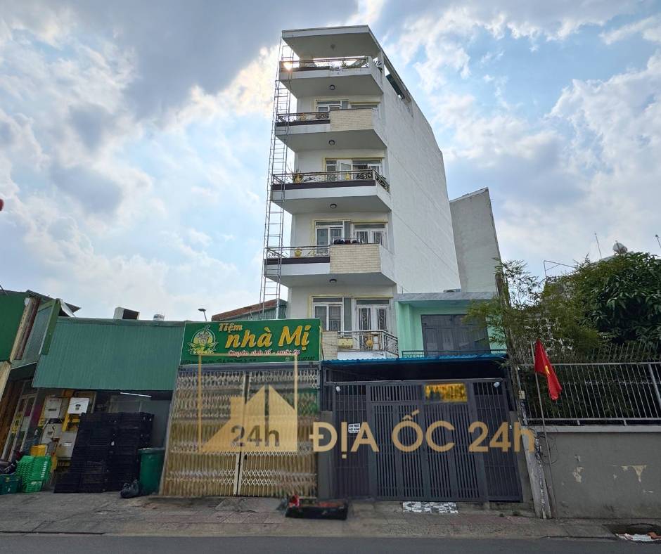 BÁN NHÀ MẶT TIỀN NGUYỄN VĂN ĐẬU, BÌNH THẠNH, DT 58M2 6 TẦNG, THANG MÁY, ĐANG CÓ DÒNG TIỀN