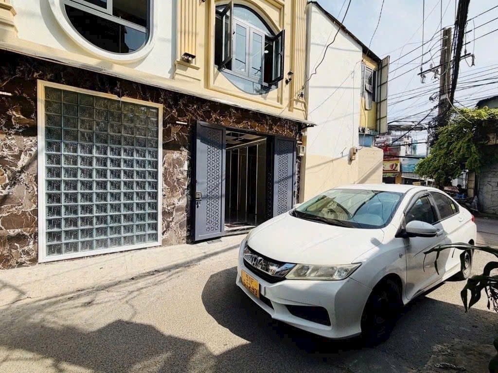 BÁN NHÀ MẶT TIỀN LÊ VĂN THỌ, XÂY MỚI, NGANG 8.8M, 4 TẦNG, P8 GÒ VẤP, 8 TỶ 8