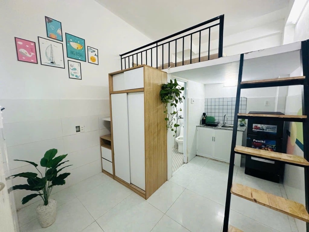 Cho thuê Duplex Dương Quảng Hàm, Gò Vấp, gần ĐH IUH, VLU, full nội thất, giá rẻ