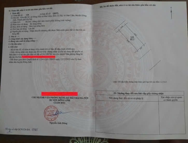 Bán đất tái định cư Đông Hội Đông Anh, đường đôi 30m, vị trí tiềm năng, giá đầu tư