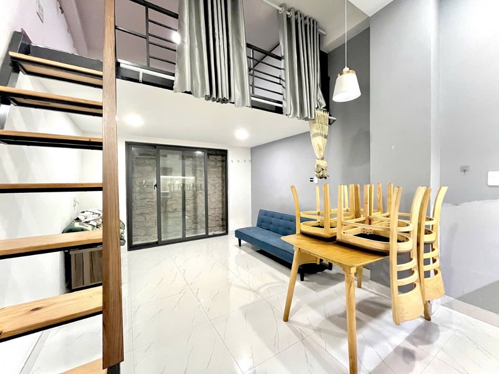 Cho thuê phòng duplex Phường 5 Bình Thạnh, full nội thất  40m2 giá 6 triệu