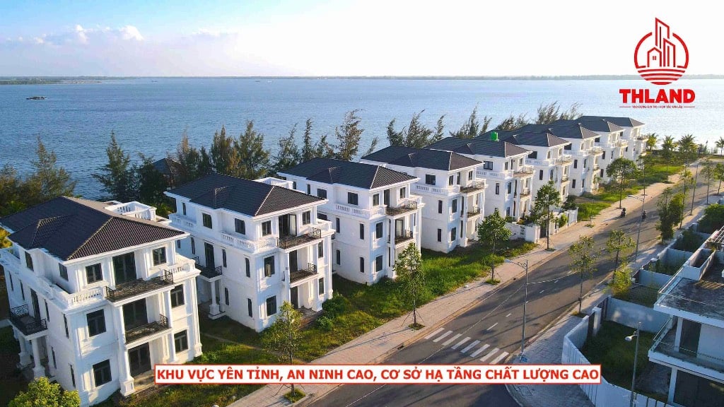 Biệt Thự Đơn Lập - Đảo Phú Gia Phú Cường, view Biển và Công viên. Lộ 16m, 16x27m, 3 tầng, thô trong
