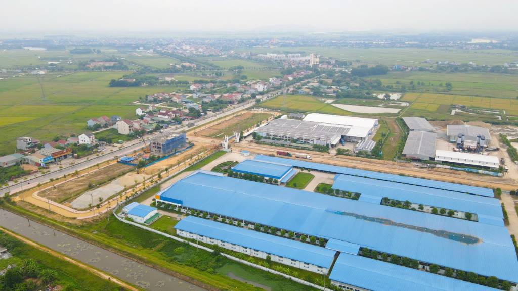 BÁN ĐẤT CỤM CÔNG NGHIỆP EZ.PARK HÀ TĨNH I, TRỤC ĐƯỜNG XUYÊN Á, ĐIỆN 22KV, PCCC ĐẦY ĐỦ