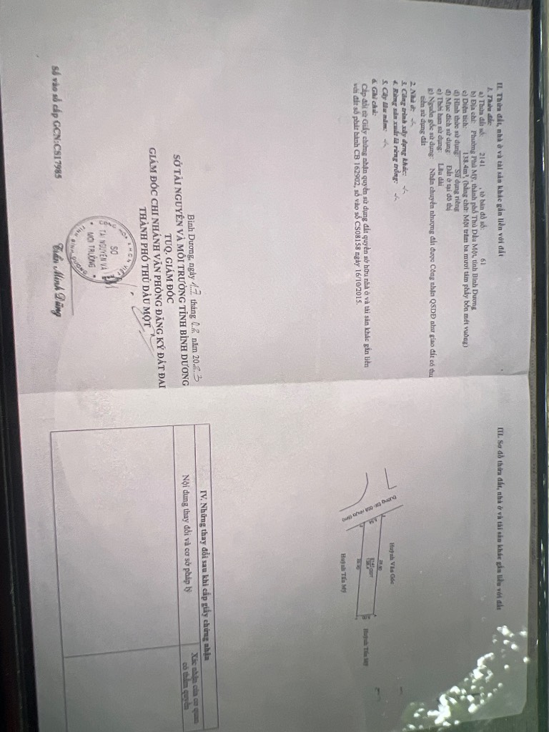 Bán nhà Phú Mỹ Thủ Dầu Một, diện tích 138,4m2