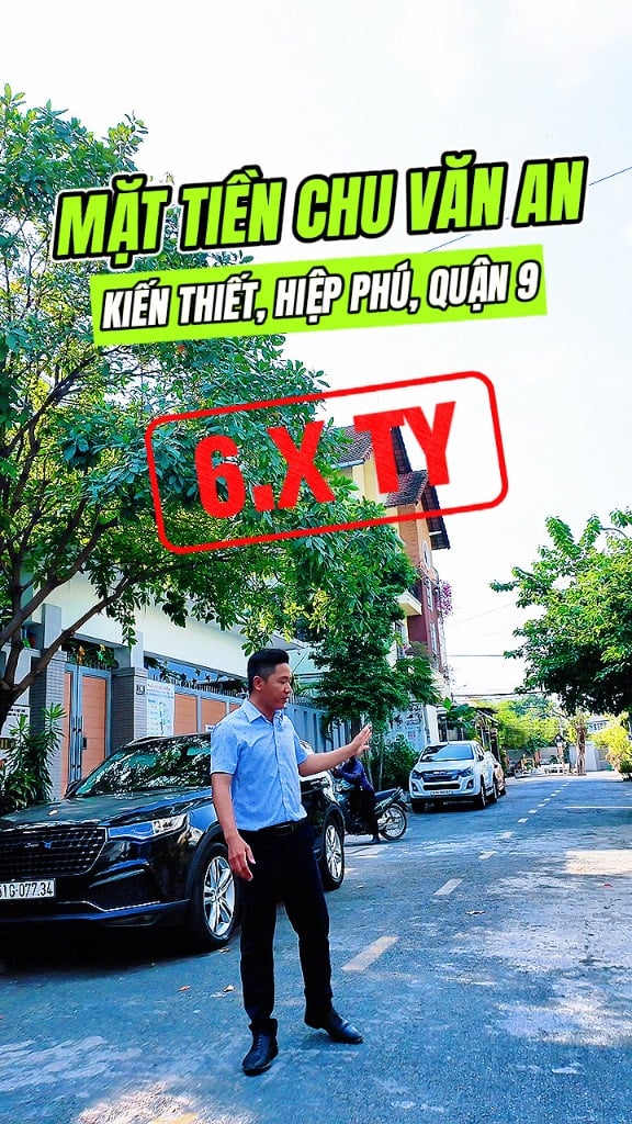 BÁN NHÀ ĐƯỜNG CHU VĂN AN, HIỆP PHÚ, QUẬN 9 - 52M2 (4.4x11.8M) - KHU KIẾN THIẾT ÍT NHÀ BÁN - 6.4 TỶ