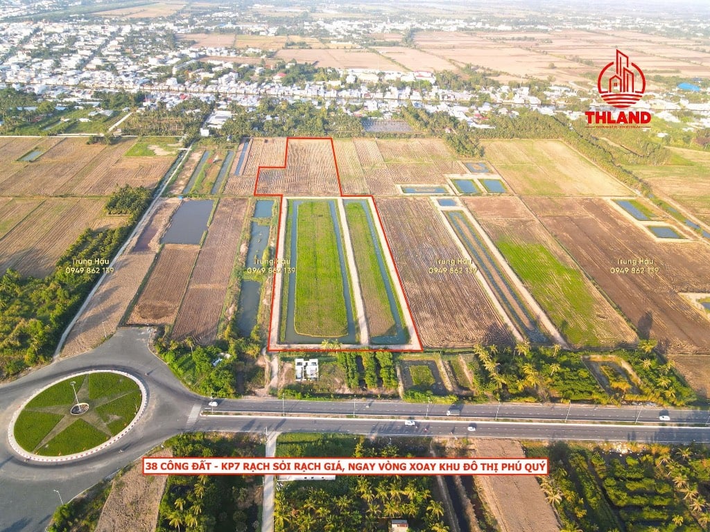 đất nhánh Đường 3 Tháng 2 nối dài ngay vòng xoay KĐT Phú Quý, lộ 5.5m, 86x445, quy hoạch thổ cư, SHR