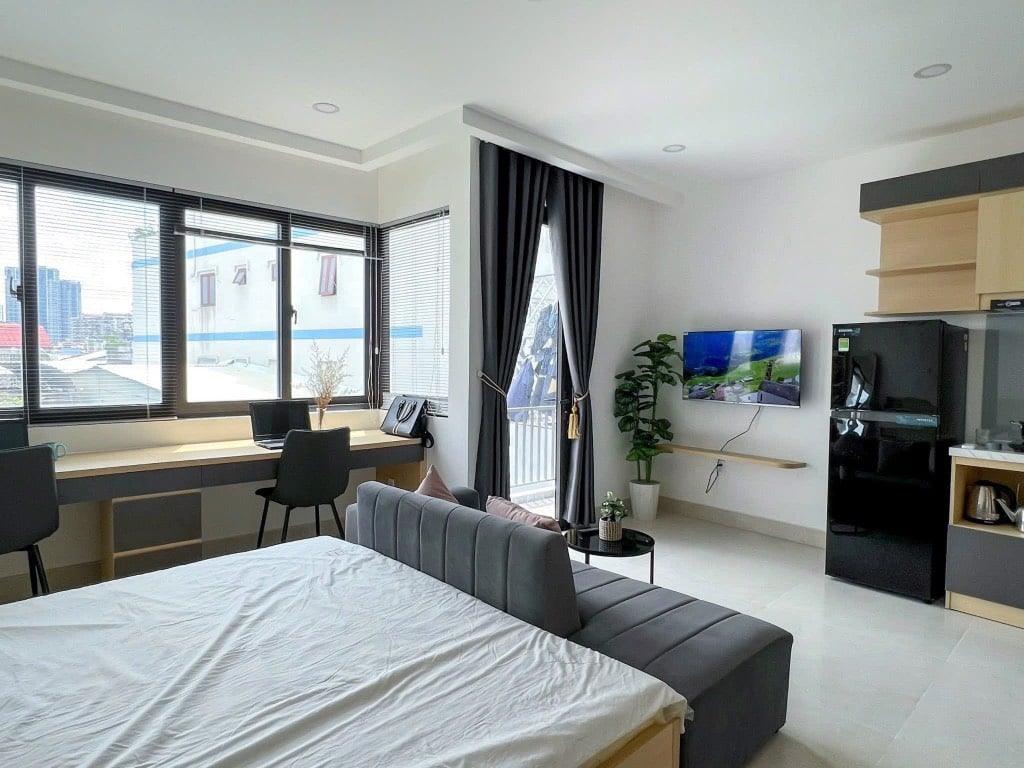 Cho thuê Chung cư mini  Ung Văn Khiêm, Bình Thạnh 40m2 giá 12 triệu