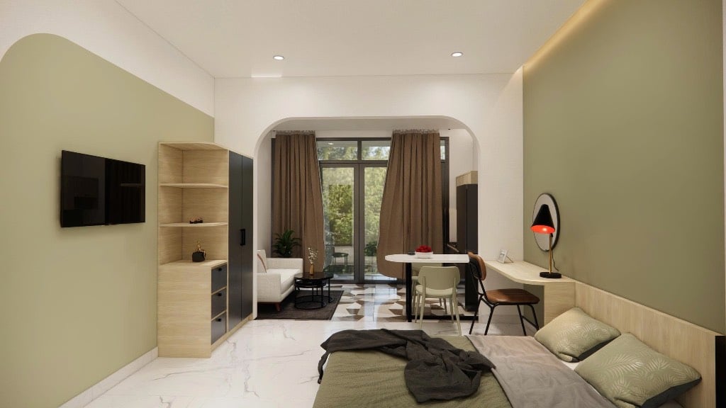 Cho thuê chung cư mini 40m2 Nguyễn Kiệm, Phú Nhuận, tiện nghi đầy đủ