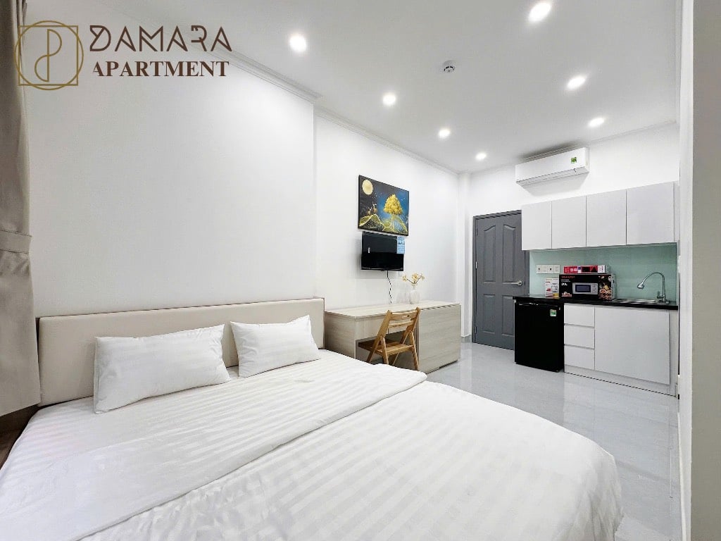 Cho thuê chung cư mini Phường 17 Bình Thạnh, 50m2 ngay trung tâm, giá 5 triệu/tháng