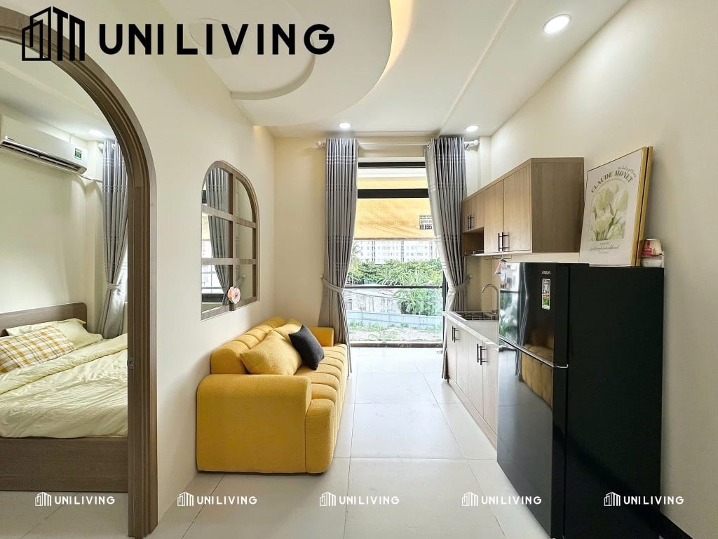 Khai trương căn hộ 1Pn, ban công, gần Vincom Nguyễn Xí, Bình Thạnh, tiện đi Hàng Xanh, quận 1