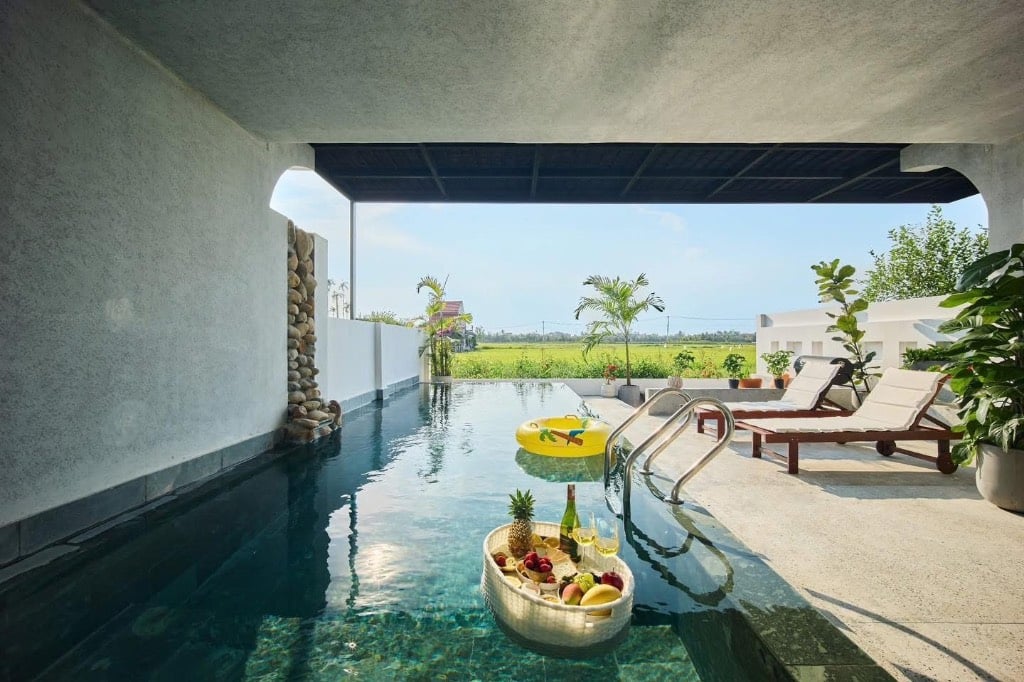 CHO THUÊ VILLA HỘI AN VIEW CÁNH ĐỒNG SIÊU ĐẸP ( 8 phòng )