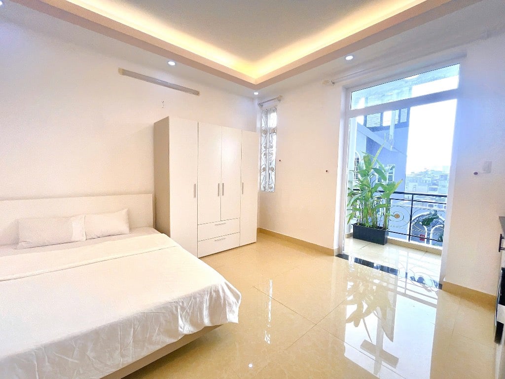Khai trương căn hộ ban công, Nguyễn Văn Đậu, Bình Thạnh gần chợ Bà Chiểu mới 100%