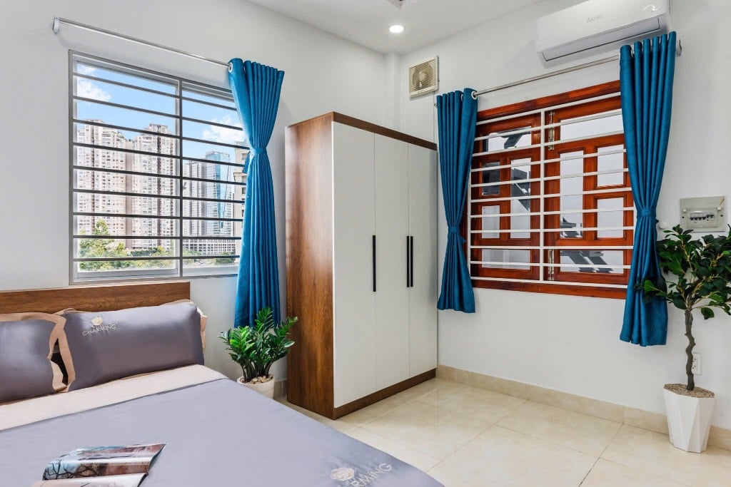 CHO THUÊ CĂN HỘ TẠI NGUYỄN HỮU CẢNH, QUẬN BÌNH THẠNH CỬA SỔ THOÁNG, GẦN HÀNG XANH