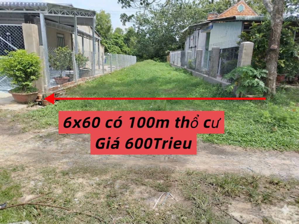 Bán đất thổ cư đường Đặng Văn Trước, Trảng Bàng, DT 360m2 giá rẻ