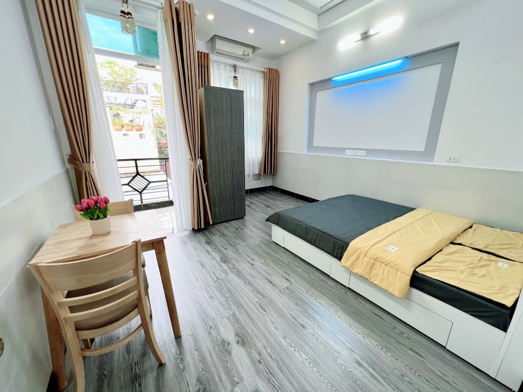 CHO THUÊ CĂN HỘ HOÀNG HOA THÁM BÌNH THẠNH, CĂN 1 PHÒNG NGỦ BAN CÔNG CỰC CHILL