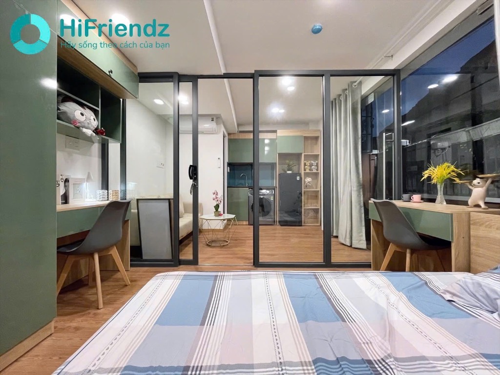 CHO THUÊ CĂN HỘ NƠ TRANG LONG, BÌNH THẠNH, DT 50M² SIÊU THOÁNG FULL NT